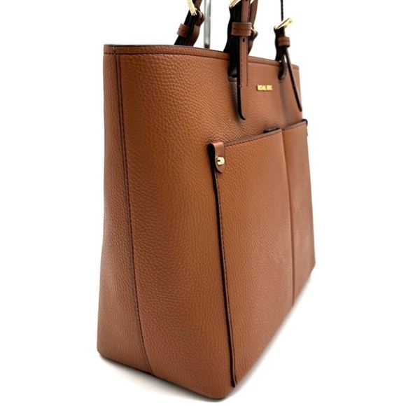 Michael Kors Jet Set Medium Pocket Tote Bag Luggage (NWT) - Picture 4 of 11